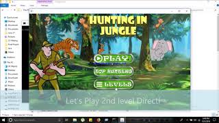 Shooting Game Using JAVA | JAVA Project | Hunting in Jungle