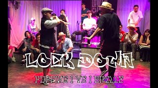 Miuto(Stay Funk Localz) vs 啓(crazy head) | LOCK DOWN vol1 | Popping 1vs1 Battle best8