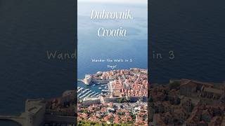 Dubrovnik Croatia | 3 Days Itinerary | Things to do in Dubrovnik Croatia | Must see in Dubrovnik