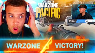 Reacting to the BEST PLAYERS on Warzone Pacific Map! (NEW Caldera Gameplay)