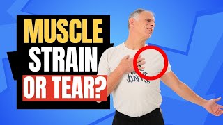 How to effectively treat a chest muscle strain or tear.