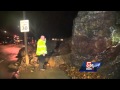 City retaining wall loses several boulders