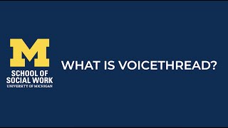 What is VoiceThread?