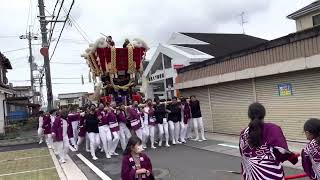 2022年5月1日                                          野遠町ふとん太鼓御披露目                      先代 新在家濱ふとん太鼓