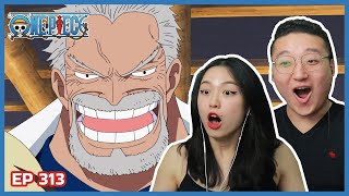 LUFFY'S GRANDPA?!?! | One Piece Episode 313 Couples Reaction & Discussion