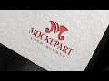 How to make Embossed logo mockup | Photoshop Mockup Tutorial