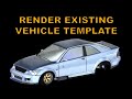 Render an existing vehicles Livery Template  [ZModeler 3 | Tutorial]