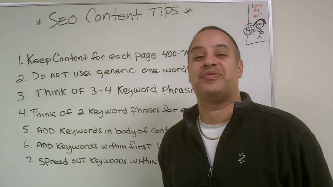 Seo Content Writing Tips Youtube