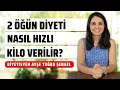 2 Öğün Beslenerek Hızlı Kilo Verin - Göbek Eriten Diyet Listesi - Diyetisyen Ayşe Tuğba Şengel