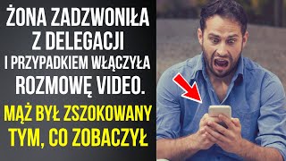 Żona zadzwoniła z delegacji i przypadkiem włączyła rozmowę video. Mąż był w szoku !