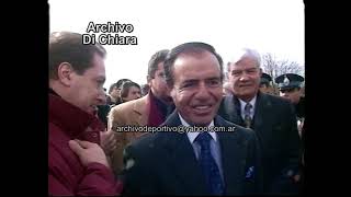 Llegada del Presidente Carlos Menem a La Rioja 1996 UG-1934 DiFilm