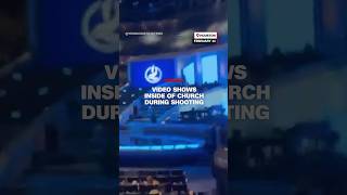 Video shows inside of church during shooting