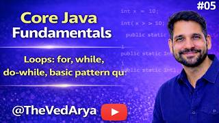 Java Loops in Hindi | For, While, Do-While & Pattern Programs with Examples | Module 2