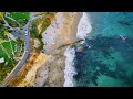 4k laguna beach california usa sound of waves and chill music 4k drone