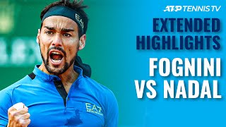 Fabio Fognini vs Rafael Nadal | Monte Carlo 2019 Semi-Final Extended Highlights