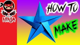 How to make: Origami Paper Star (w/ music)