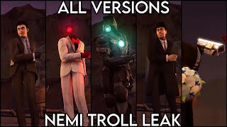 All versions spoiler troll nemi (Dafuqboom, Elite cameraman, Fordel, camera simp, iron cameraman)