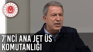 Bakan Akar ve Komutanlar 7’nci Ana Jet Üs Komutanlığında İnceleme ve Denetlemelerde Bulundu-2