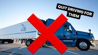 WHY YOU SHOULD QUIT DRIVING FOR MEGA CARRIERS