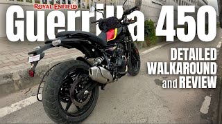 Royal Enfield Guerrilla 450 - Ultimate Detailed Walk-around and Review 🤨