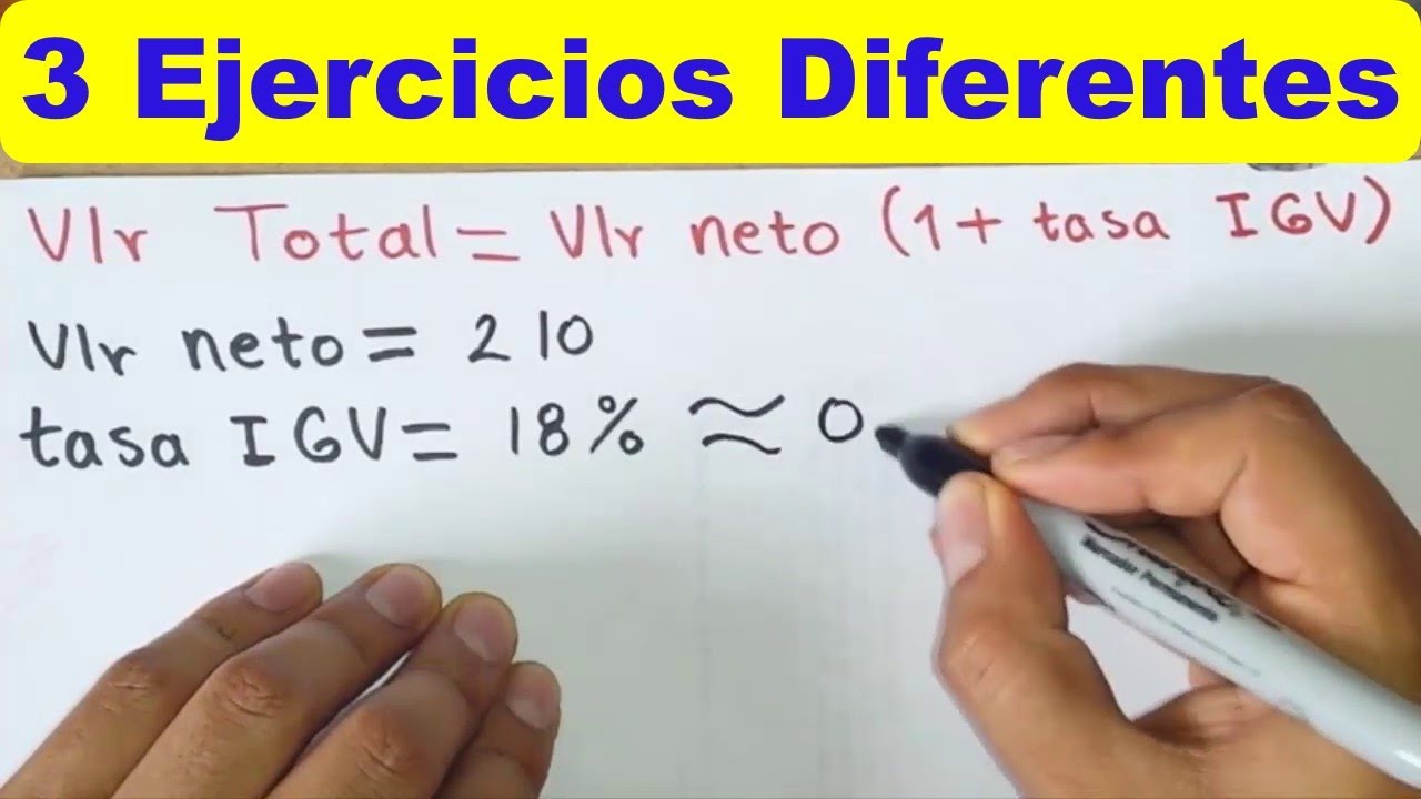 Como Calcular El IGV - Diferentes EJEMPLOS Y Situaciones (Impuesto ...