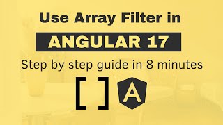 How to Use Array Filter in Angular (in 8 minutes)