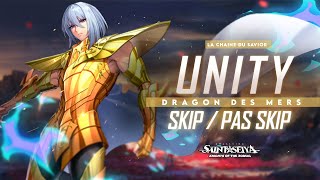 SKIP OU PAS SKIP UNITY DRAGON DES MERS LC PERSO S #saintseiyaawakening    #saintseiyakotz #ssa