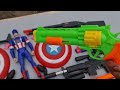 collecting 7 sniper rifles and ak 47 captain america m416 light gun glock pistol magnum revolver m16