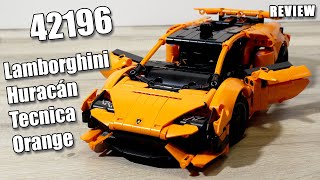 LEGO 42196 Review |  LEGO Technic Lamborghini Huracan Tecnica Orange | Showcase Timelapse LEGO 2024