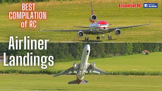 BEST COMPILATION of RC AIRLINER LANDINGS | PART 1