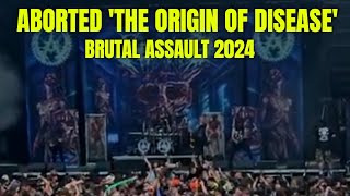 ABORTED- The Origin Of Disease Live at Brutal Assault 2024