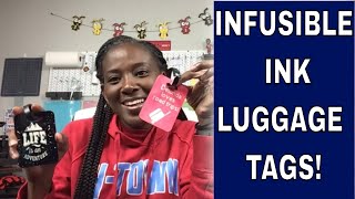 💖CRICUT INFUSIBLE INK: HOW TO MAKE LUGGAGE TAGS💖