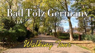 Bad Tölz Bavaria Germany Alps City Walking Tour 4K Cinematic