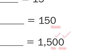 Everyday Math, 4th Grade, Home Links 4.10 "Extended Multiplication Facts," page 117