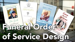 How to design a Funeral Order of Service