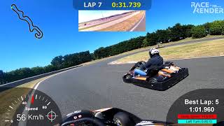 #RKC | Piste 1000m | Kart Fun |  30/05/2020 |Session1|Best Lap 1:01.809