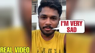 Sanju Samson's emotional message after being dropped in 2nd T20 against New Zealand