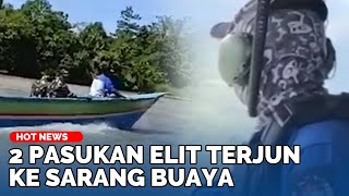 2 Batalyon Pasukan Elite TNI Cari AKP Tomi Hilang di Kali Rawara yang Dihuni Buaya