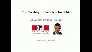 The Matching Problem in General Graphs is in Quasi-NC