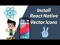 Adding React Native Vector Icons Third Party Library Tutorial
