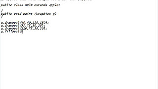 how to run applet for drawing a human face