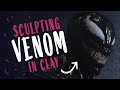 Sculpting VENOM from Venom let there be Carnage in 2021 #Shorts