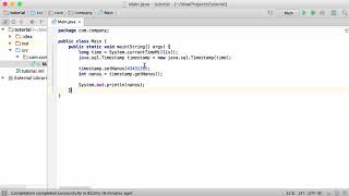 61.Java Tutorial - #61 - java.sql.Timestamp