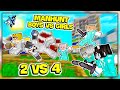 Siro và Mr Vịt Manhunt 2 vs 4 Hội Chị Em Full Giáp Địa Ngục Minecraft