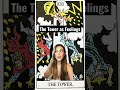 Tarot Cards as Feelings: The Tower #shorts #tarotcardmeaning #howdotheyfeel