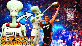 999 OVERALL SQUIDWARD TENTACLES From Spongebob In NBA 2K21 *RARE ANIMATIONS In 2K* Part 2