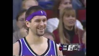 Brad Miller 28 Points 3 Ast @ Sonics, 2003-04.