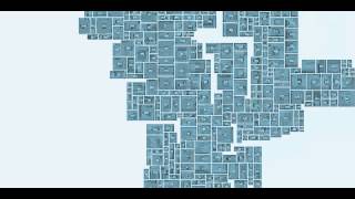 An efficient rectangle-packing algorithm for organic environment generation