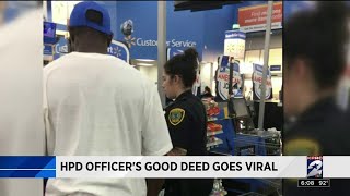 HPD officer's good deed goes viral