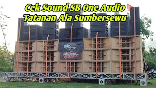 Cek Sound SB One Alias Santri Boy Audio Kediri Tatanan Ala Sumbersewu